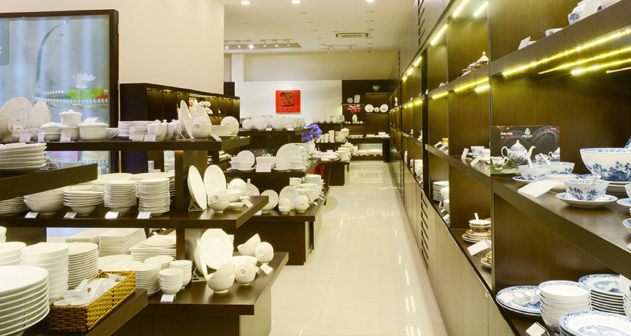 Showroom Gốm sứ Minh Long