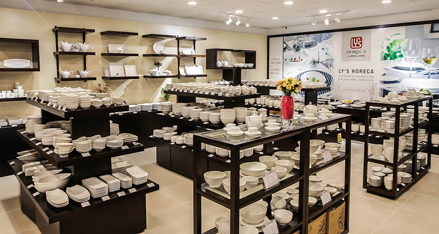 Showroom Gốm sứ Minh Long