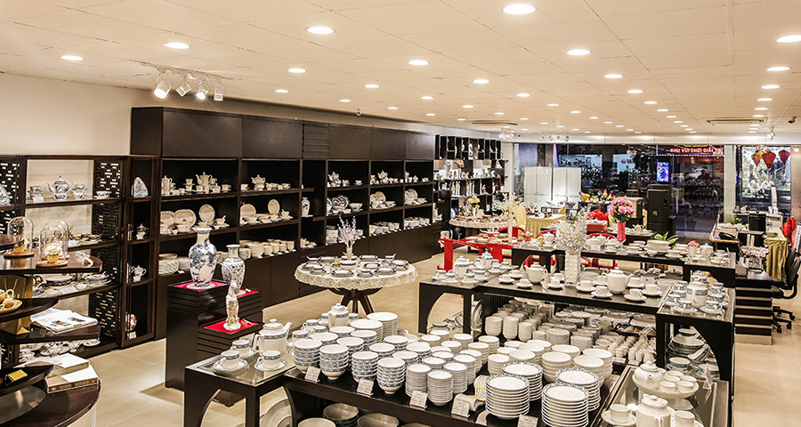Showroom Gốm sứ Minh Long