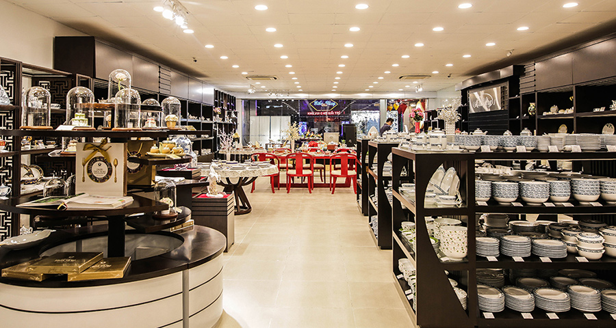 Showroom Gốm sứ Minh Long
