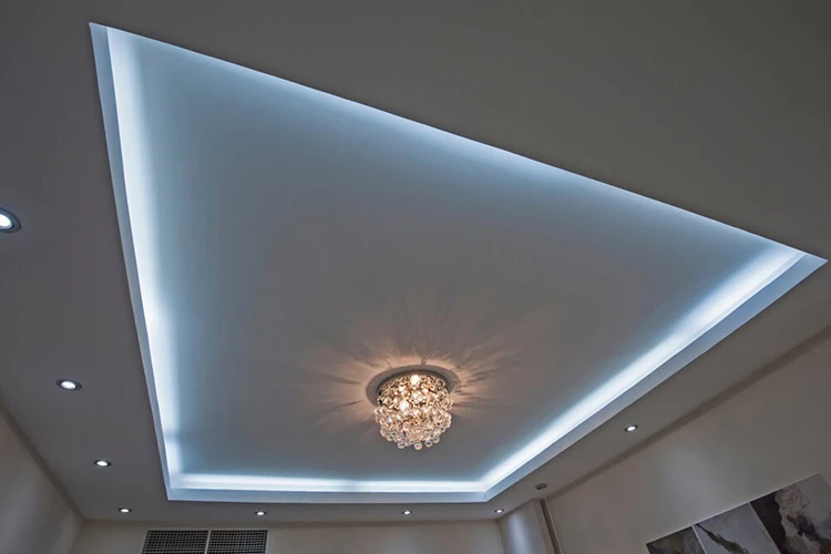 Trang trí trần nhà bằng LED dây