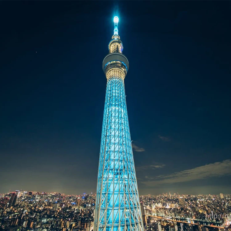 Nhiều công trình lớn tại Nhật "lột xác" nhờ đèn LED